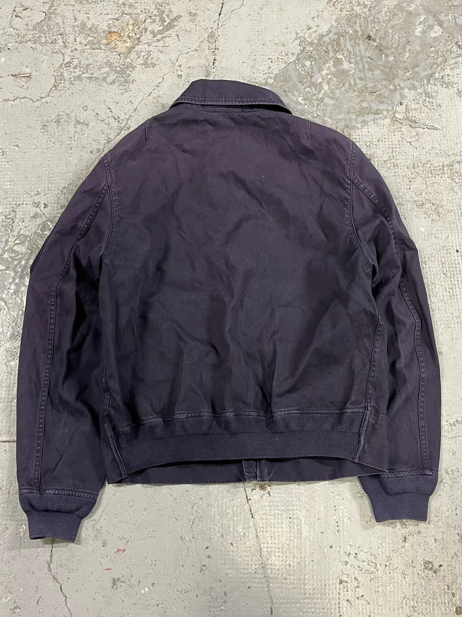 2000s Stone Island Navy Harrington Jacket XBfIxHO 6