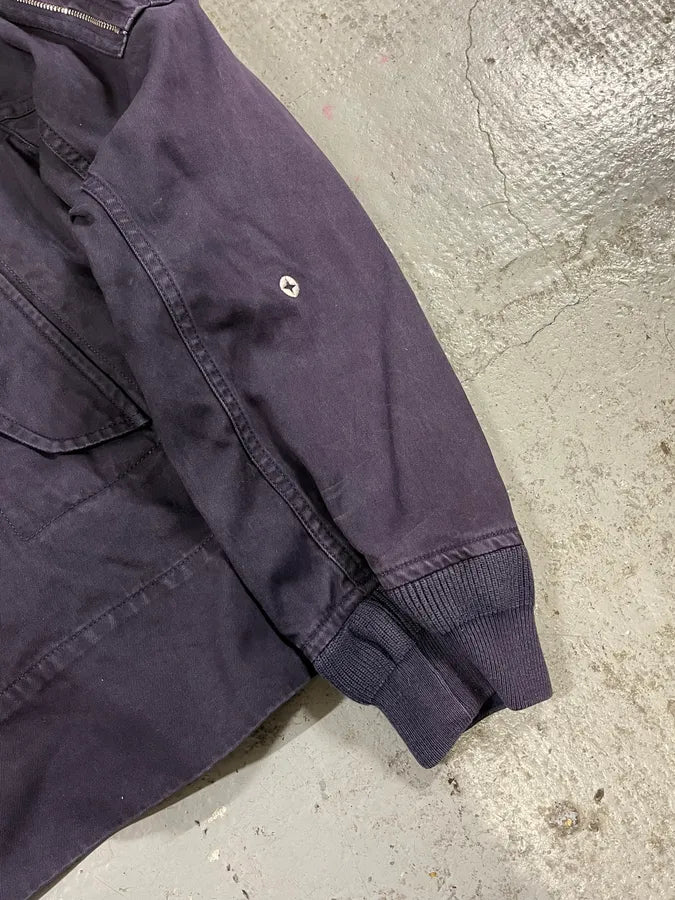 2000s Stone Island Navy Harrington Jacket XBfIxHO 4