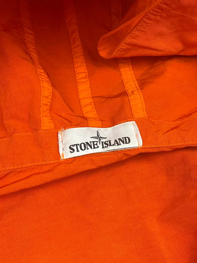 2000s Stone Island Orange Multi-Pocket Parka Windbreaker Jacket UEpDWNC 14
