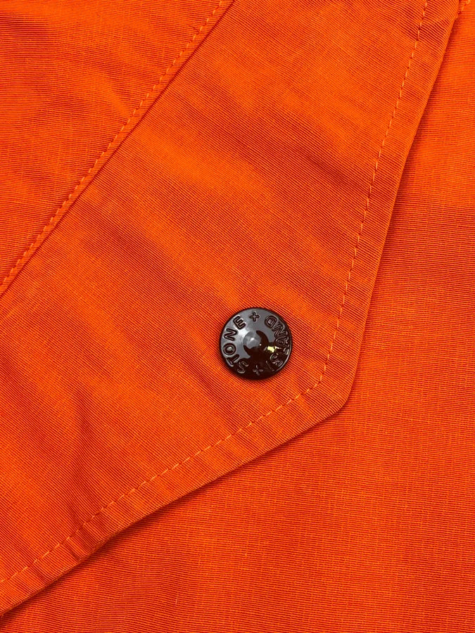 2000s Stone Island Orange Multi-Pocket Parka Windbreaker Jacket UEpDWNC 12