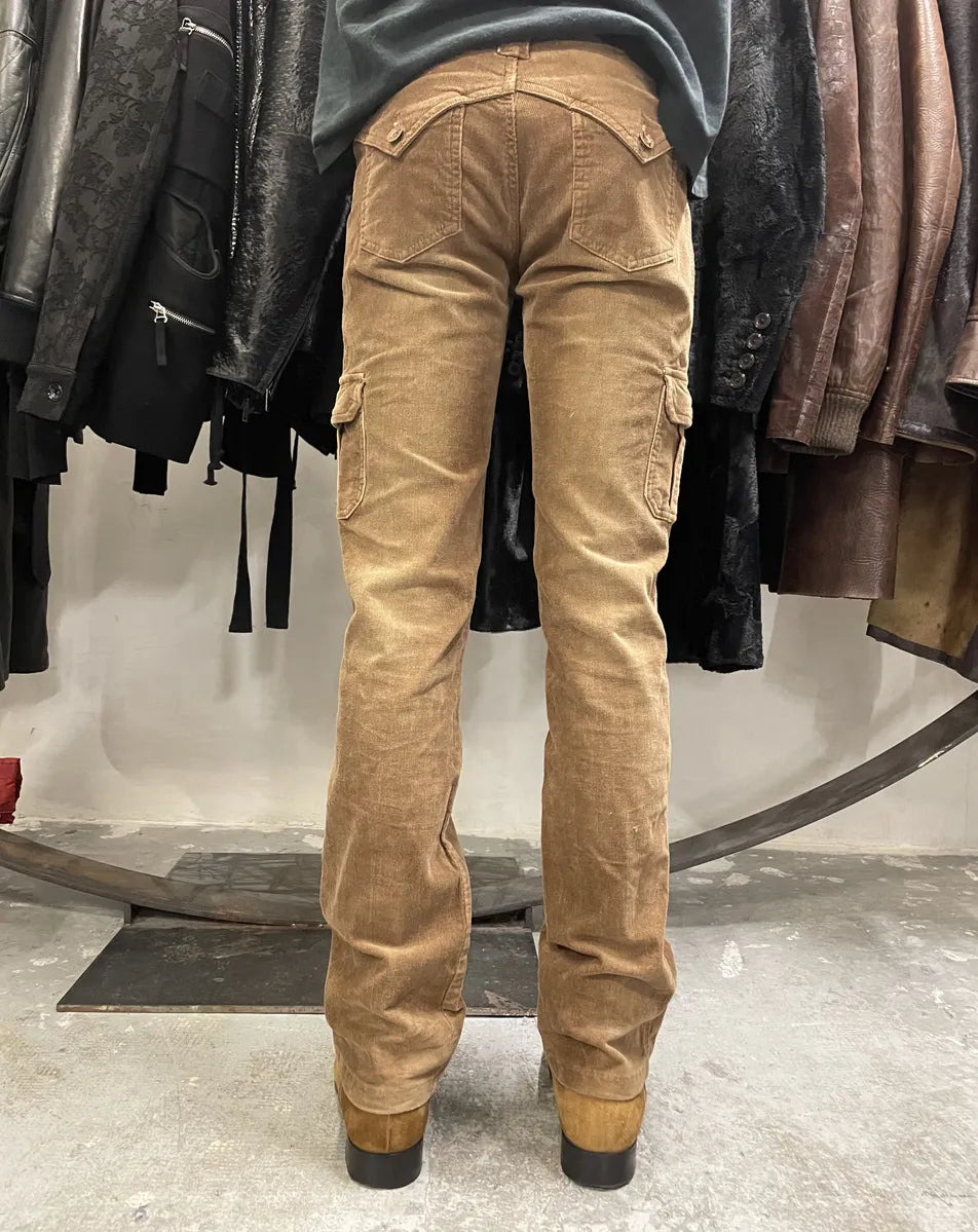 2000s Sushan Brown Velvet Japan Pants (XS) QizwkxU 1