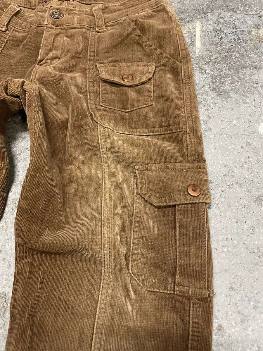 2000s Sushan Brown Velvet Japan Pants (XS) QizwkxU 7