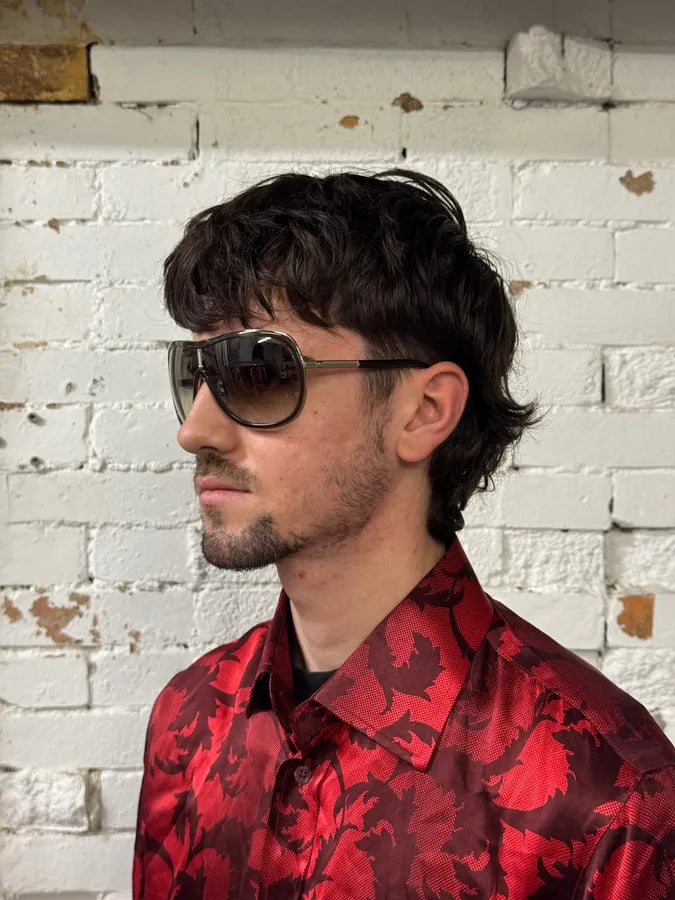 2000s Tom Ford Brown Aviator Sunglasses prsxphj 0