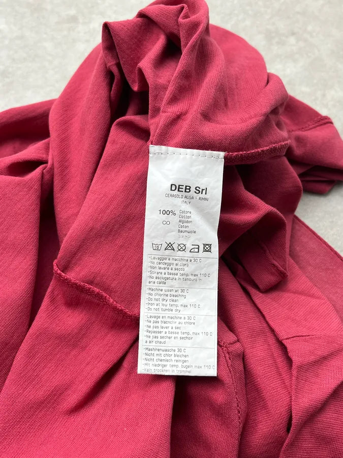 2000s Tom Rebl Red Magician Print T Shirt uYBRYFQ 8
