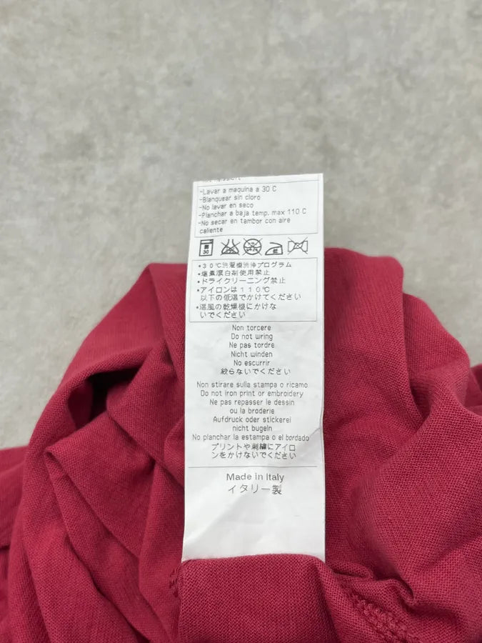 2000s Tom Rebl Red Magician Print T Shirt uYBRYFQ 7