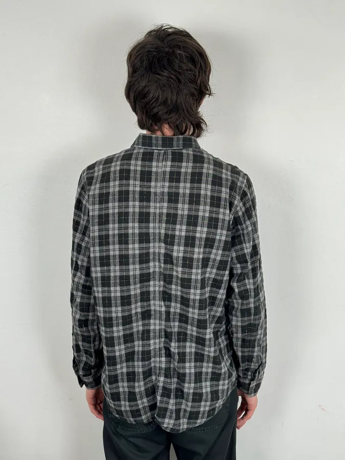 2000s Undercover Tartan Black & Grey Shirt dgTktAU 2