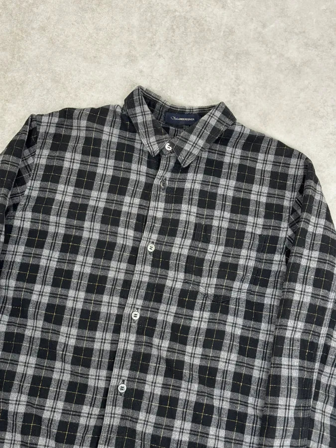 2000s Undercover Tartan Black & Grey Shirt dgTktAU 4