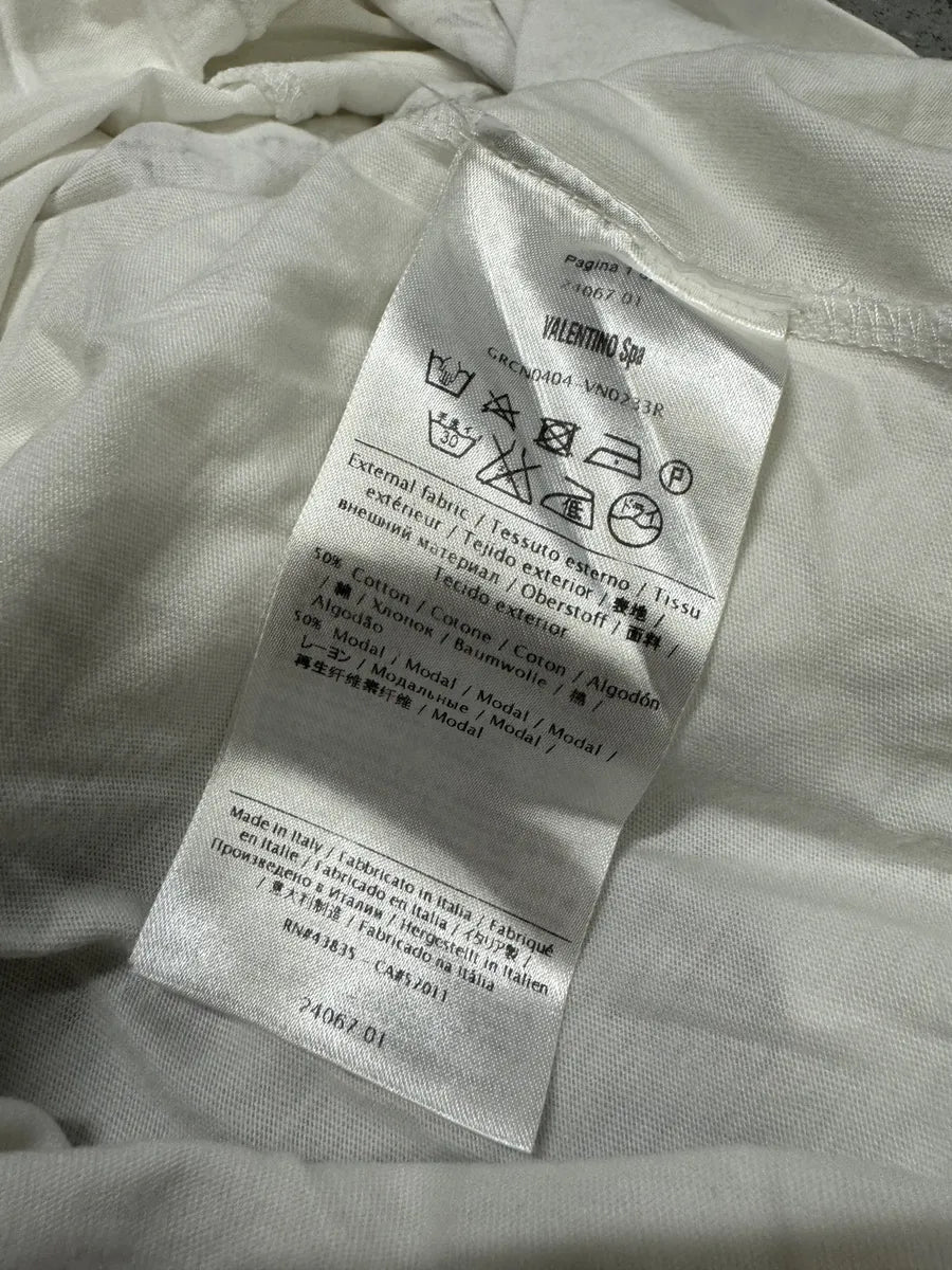 2000s Valentino Alice 3D Skirt White T-Shirt aufHHAa 2