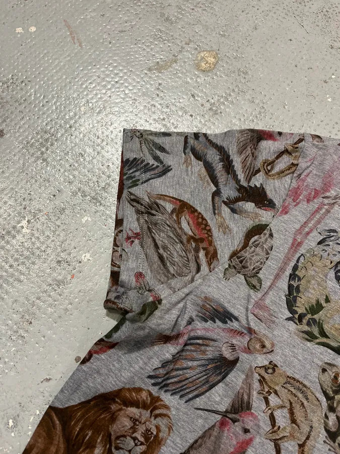2000s Valentino Biodiversity Animals Grey T-Shirt DJOCCIS 4
