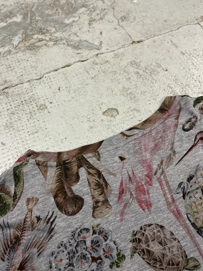 2000s Valentino Biodiversity Animals Grey T-Shirt DJOCCIS 6