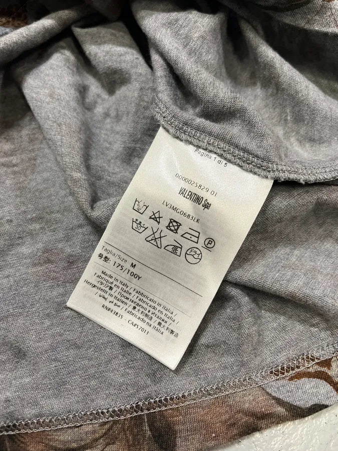 2000s Valentino Biodiversity Animals Grey T-Shirt DJOCCIS 8