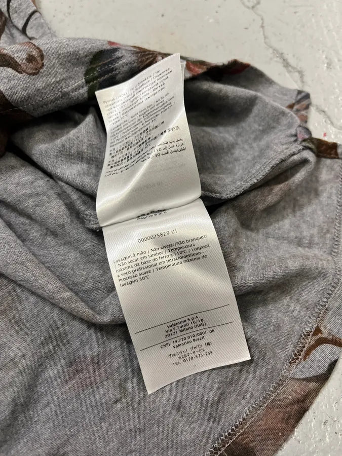2000s Valentino Biodiversity Animals Grey T-Shirt DJOCCIS 9