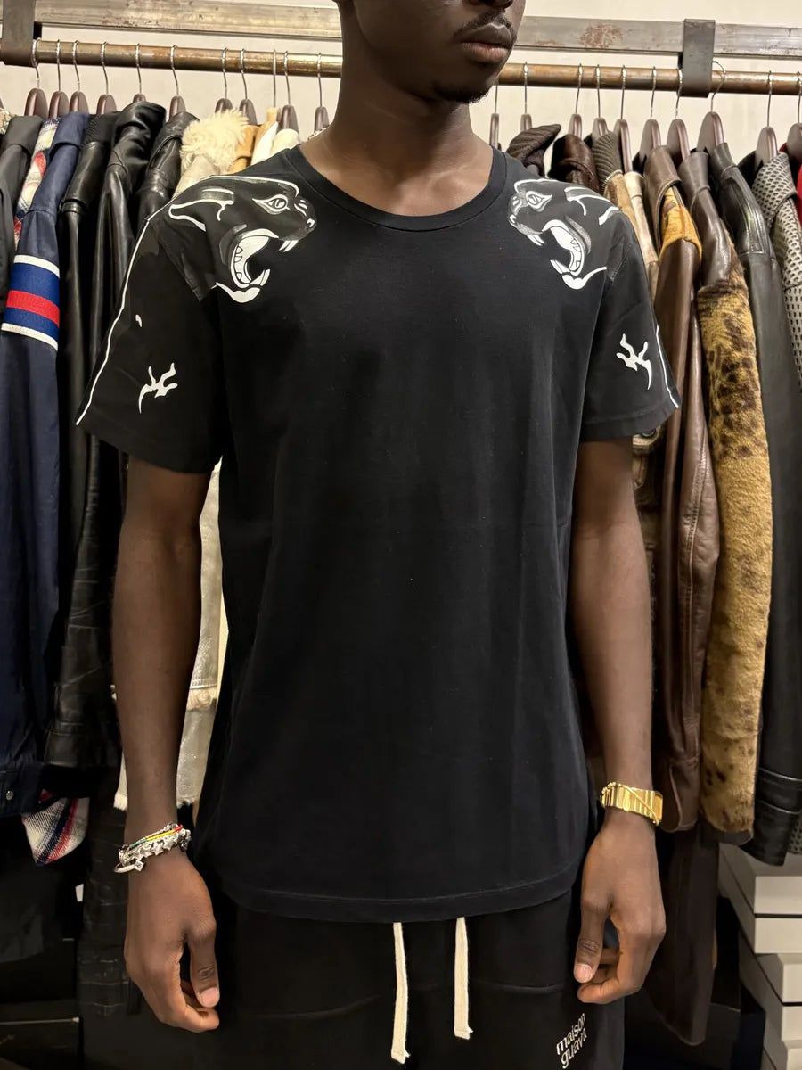 2000s Valentino Black Panther T-Shirt lcxDZwA 0
