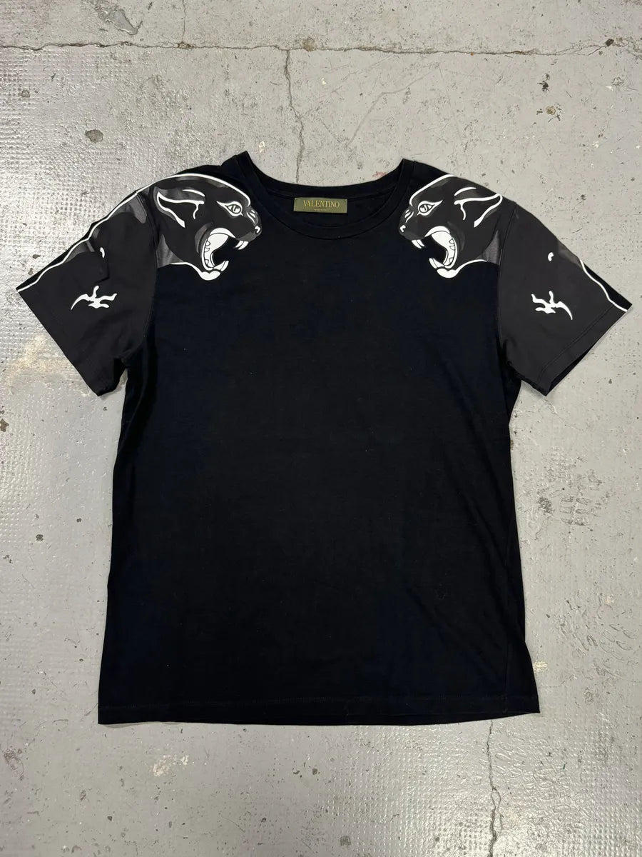 2000s Valentino Black Panther T-Shirt lcxDZwA 2