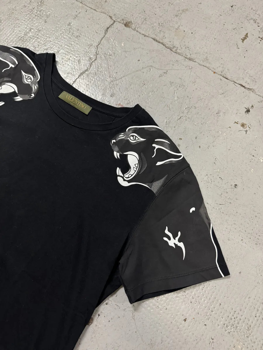 2000s Valentino Black Panther T-Shirt lcxDZwA 4