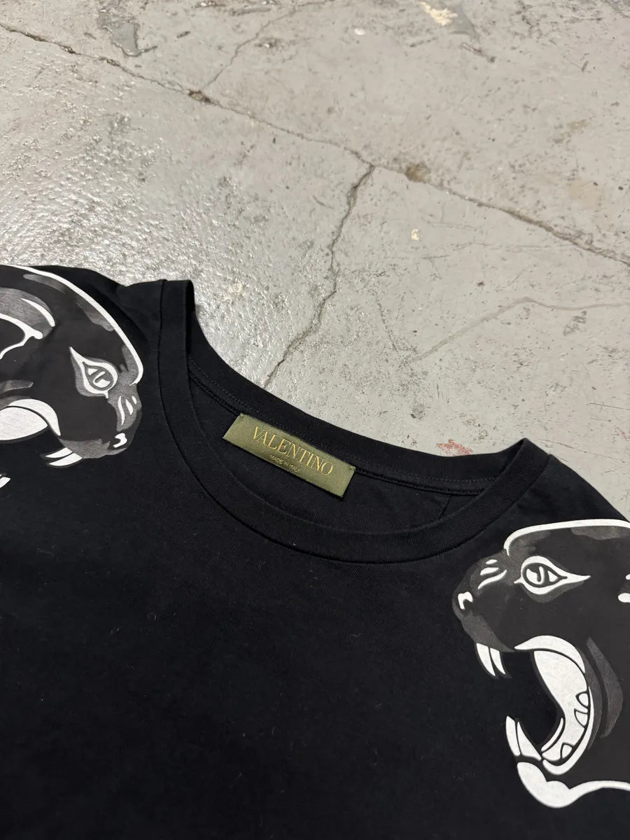 2000s Valentino Black Panther T-Shirt lcxDZwA 6