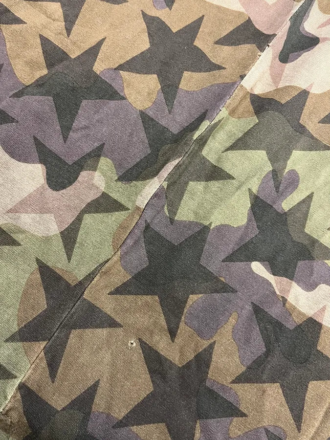 2000s Valentino Camo Stars Khaki T-Shirt JfQzcCy 5