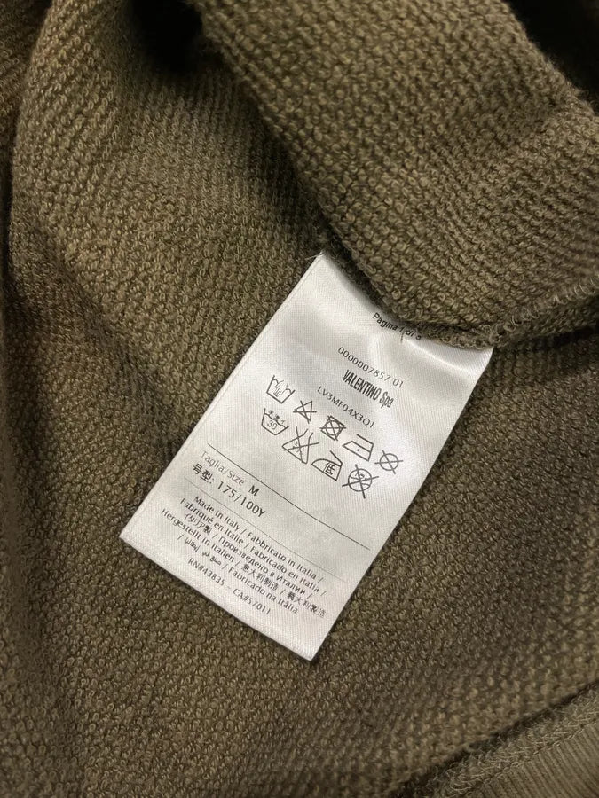 2000s Valentino Green Camo Stars Sweater JylxDkv 9