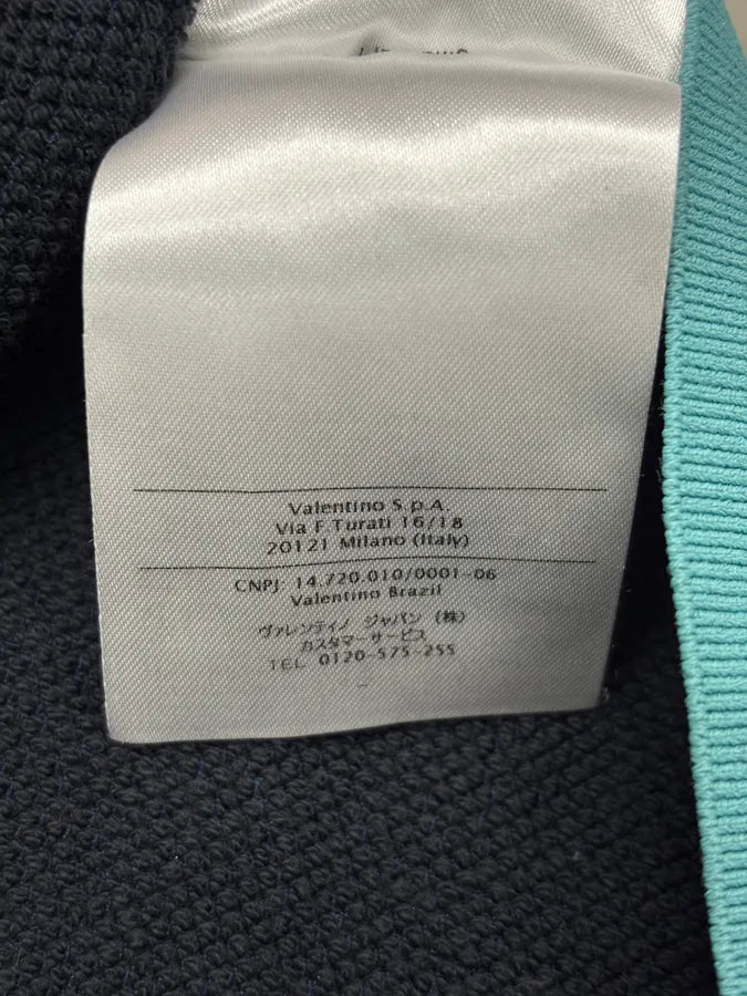 2010s Valentino Navy Striped Crewneck Sweater XpdkqNN 9