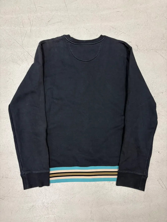 2010s Valentino Navy Striped Crewneck Sweater XpdkqNN 5