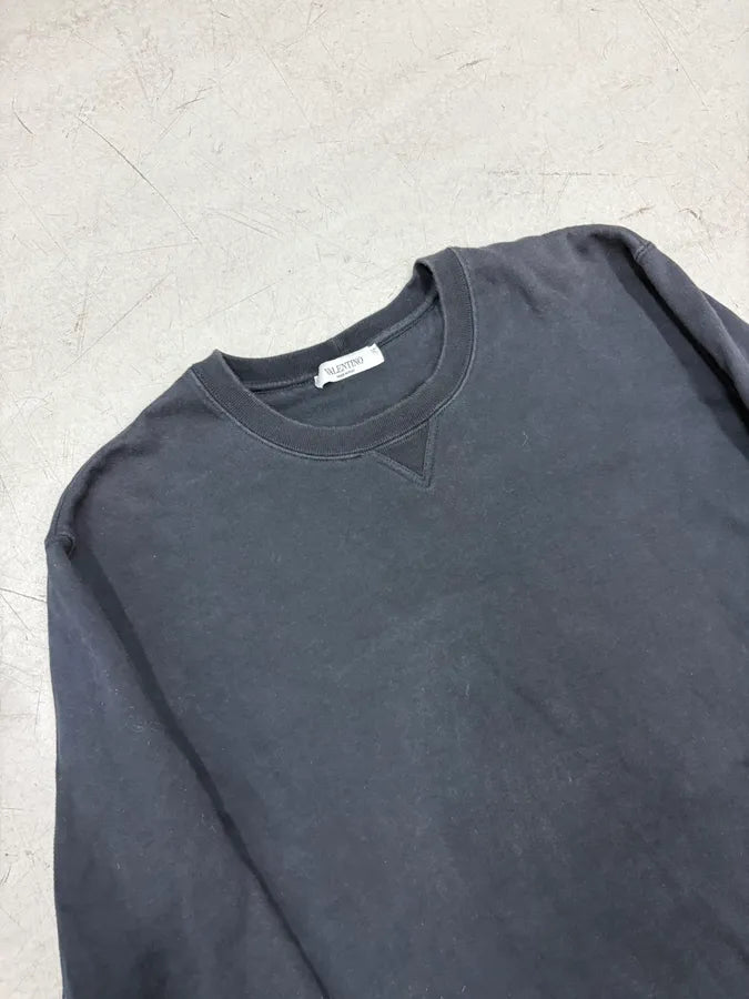 2010s Valentino Navy Striped Crewneck Sweater XpdkqNN 4
