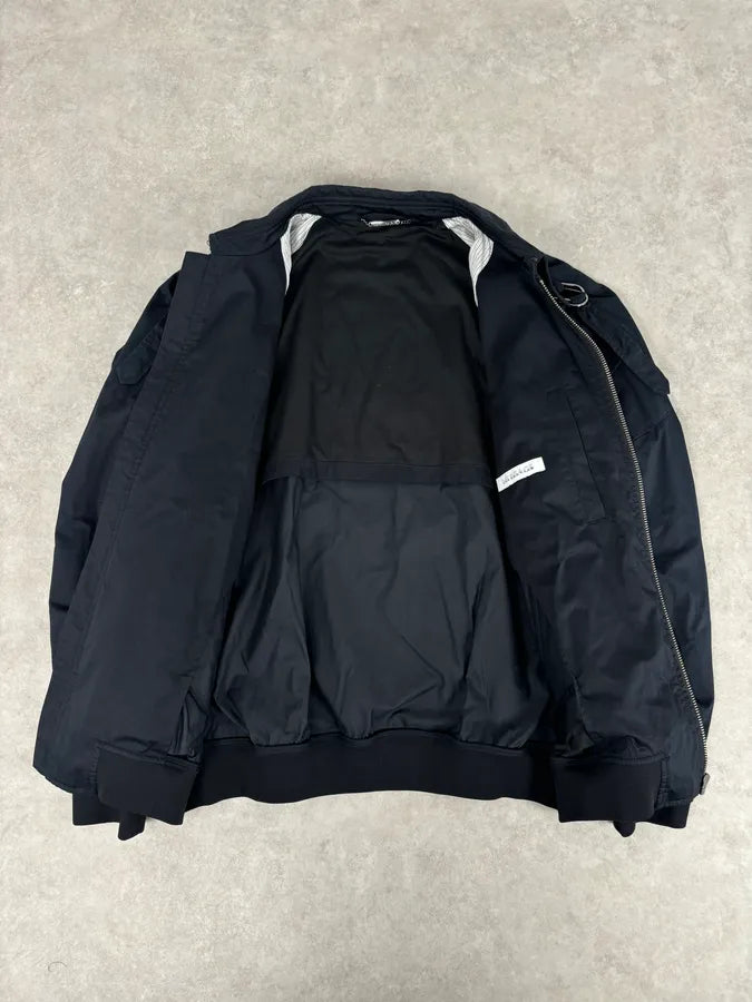 2000s Versace Black Classy Bondage Jacket PXgOauR 6