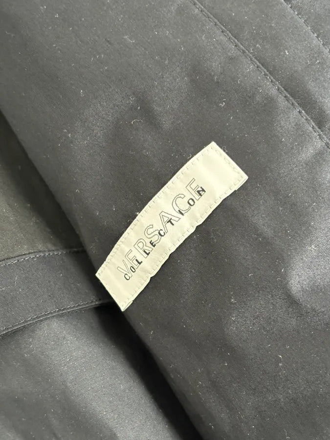 2000s Versace Black Classy Bondage Jacket PXgOauR 12