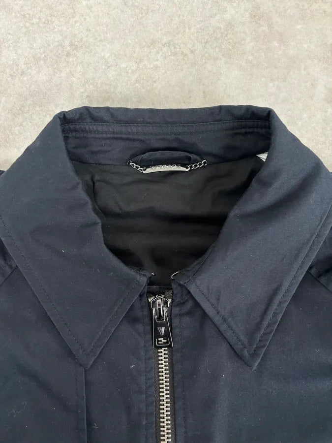 2000s Versace Black Classy Bondage Jacket PXgOauR 3