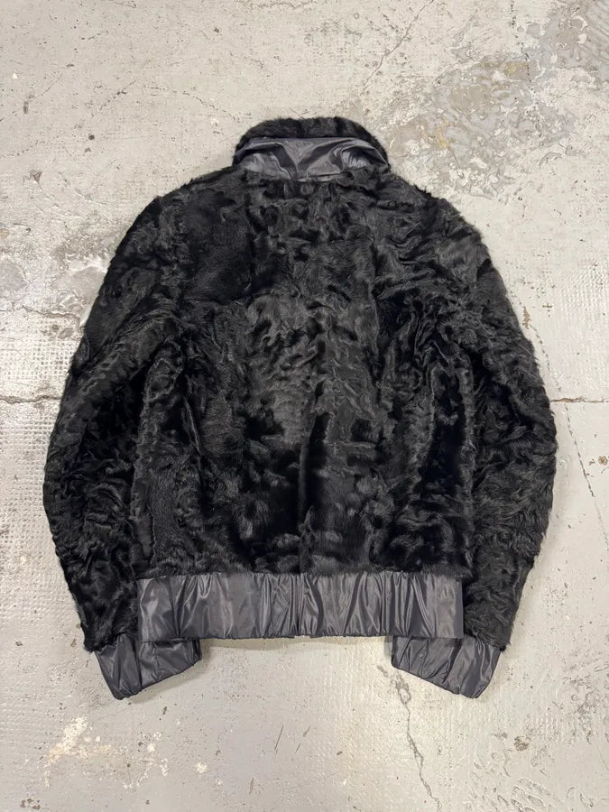 2000s Versace Black Fur Jacket GJUYRxY 3
