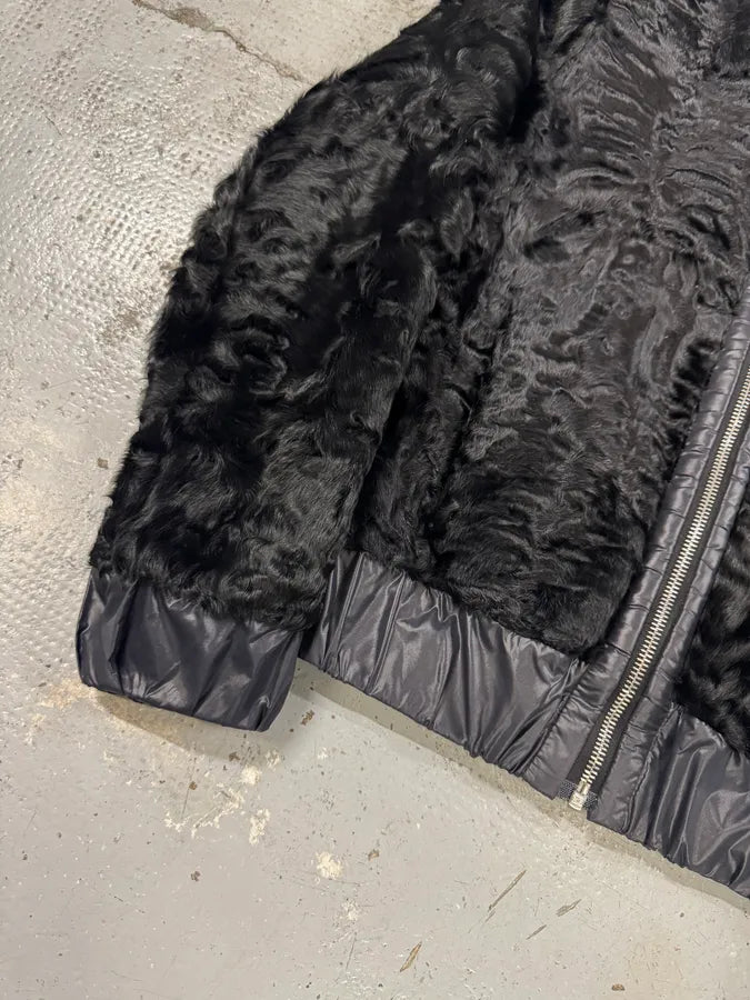 2000s Versace Black Fur Jacket GJUYRxY 4