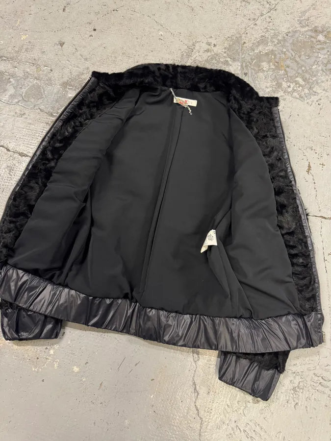 2000s Versace Black Fur Jacket GJUYRxY 7
