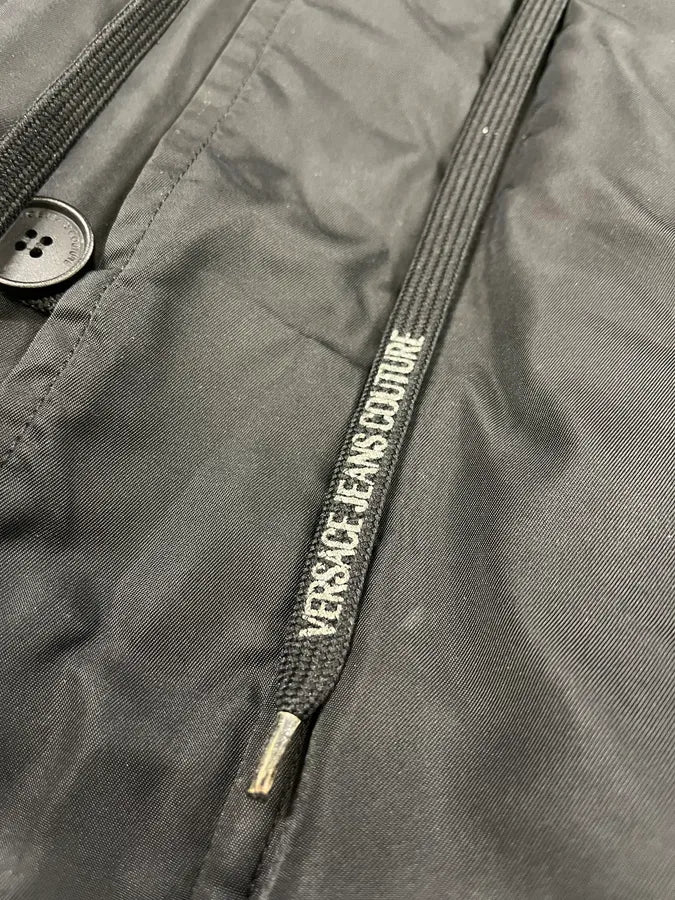 2000s Versace Black Military M1 Bomber Jacket (L) PekkRtQ 10