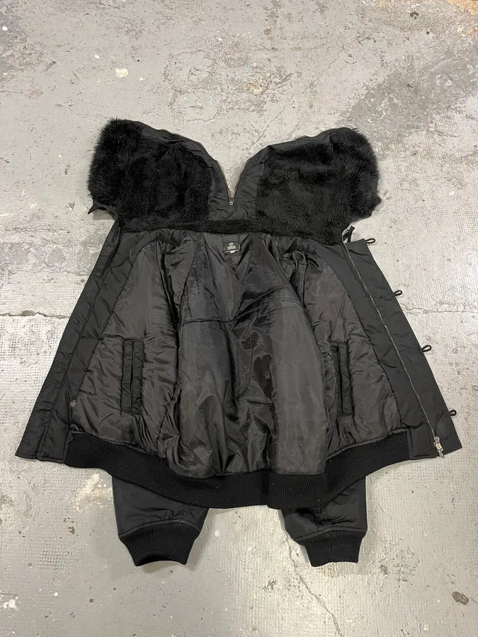 2000s Versace Black Military M1 Bomber Jacket (L) PekkRtQ 13