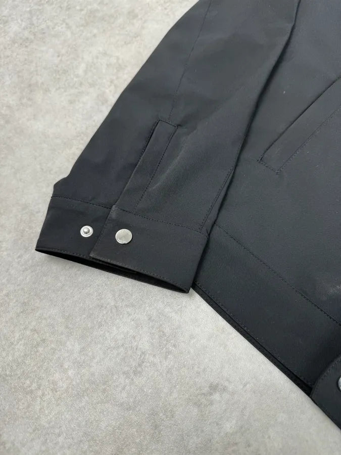 2000s Versace Black Minimalist Light Jacket bPJIRjK 5