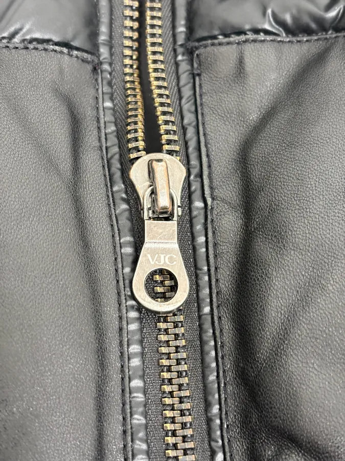 2000s Versace Black Puffer Bomber Jacket GJppAwu 8