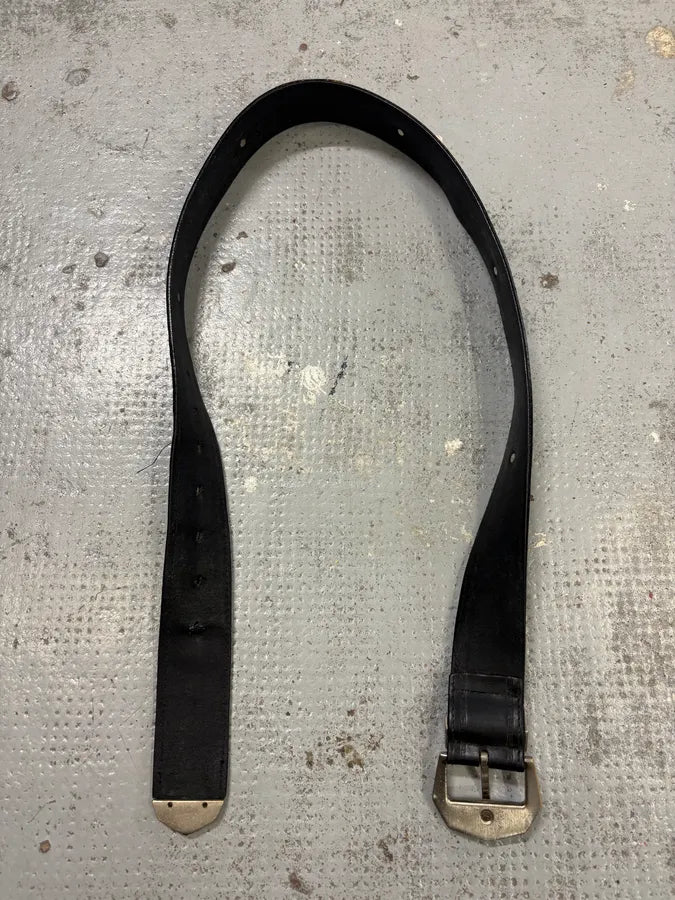 2000s Versace Black Studded Leather Belt qicUBHj 5