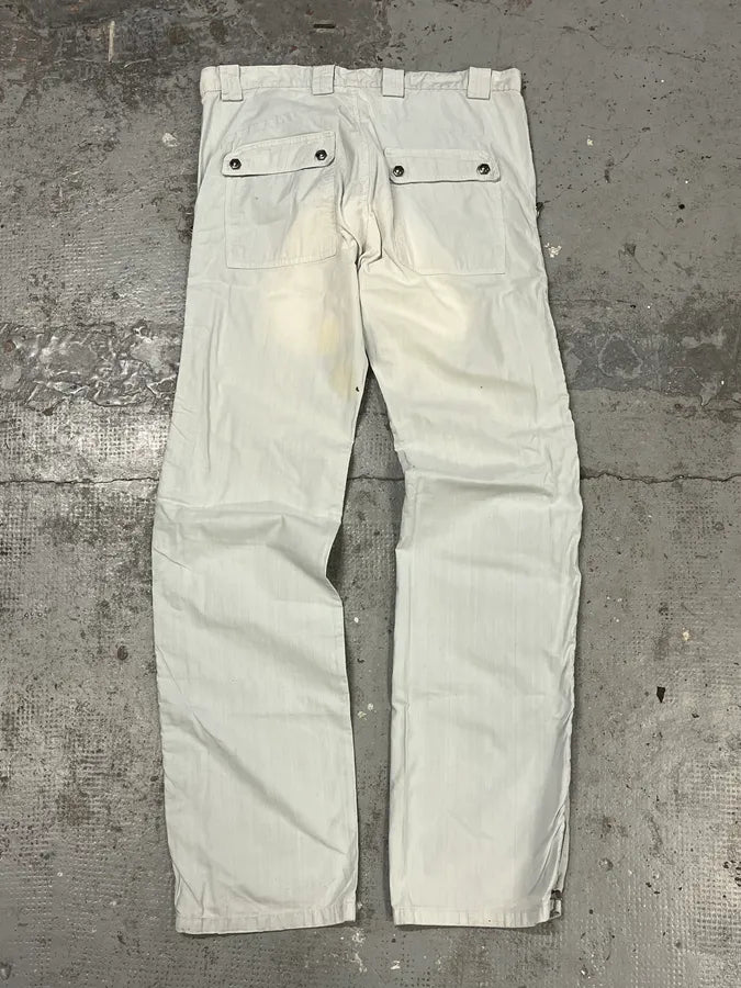 2000s Versace Blue Side Zips Denim Jeans ivwYOpZ 6