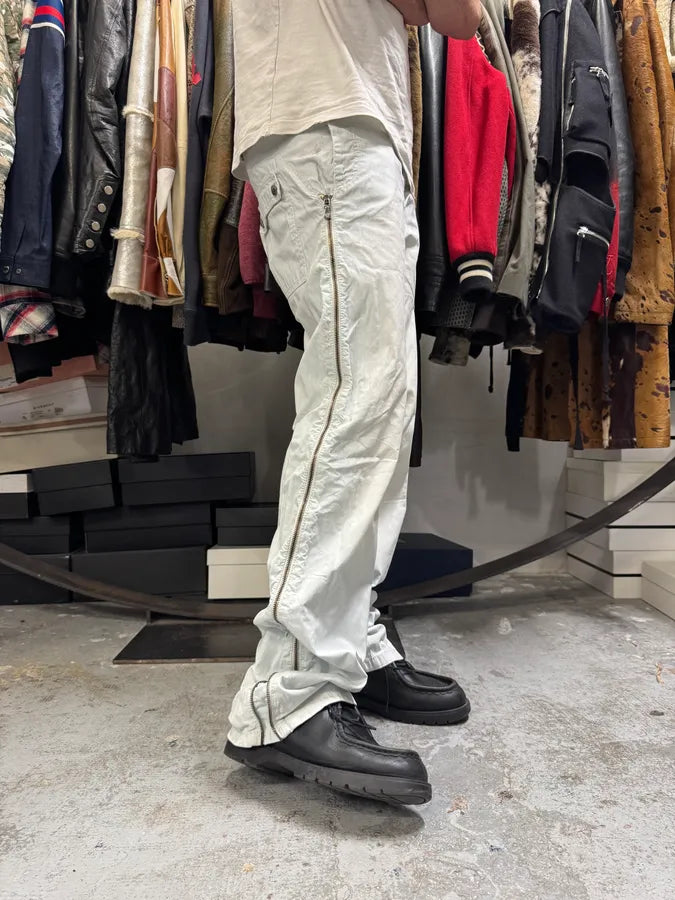 2000s Versace Blue Side Zips Denim Jeans ivwYOpZ 2