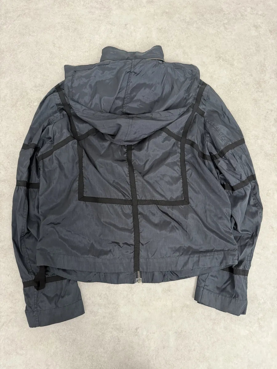 2000s Versace Bondage Black Hooded Jacket PmKHVeM 4