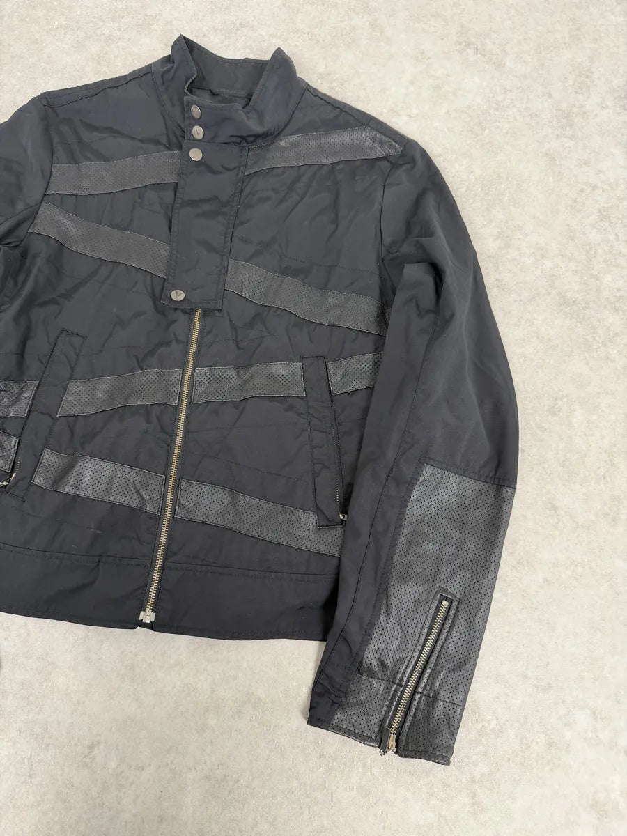2000s Versace Bondage Black Hybrid Jacket MiMUeal 4