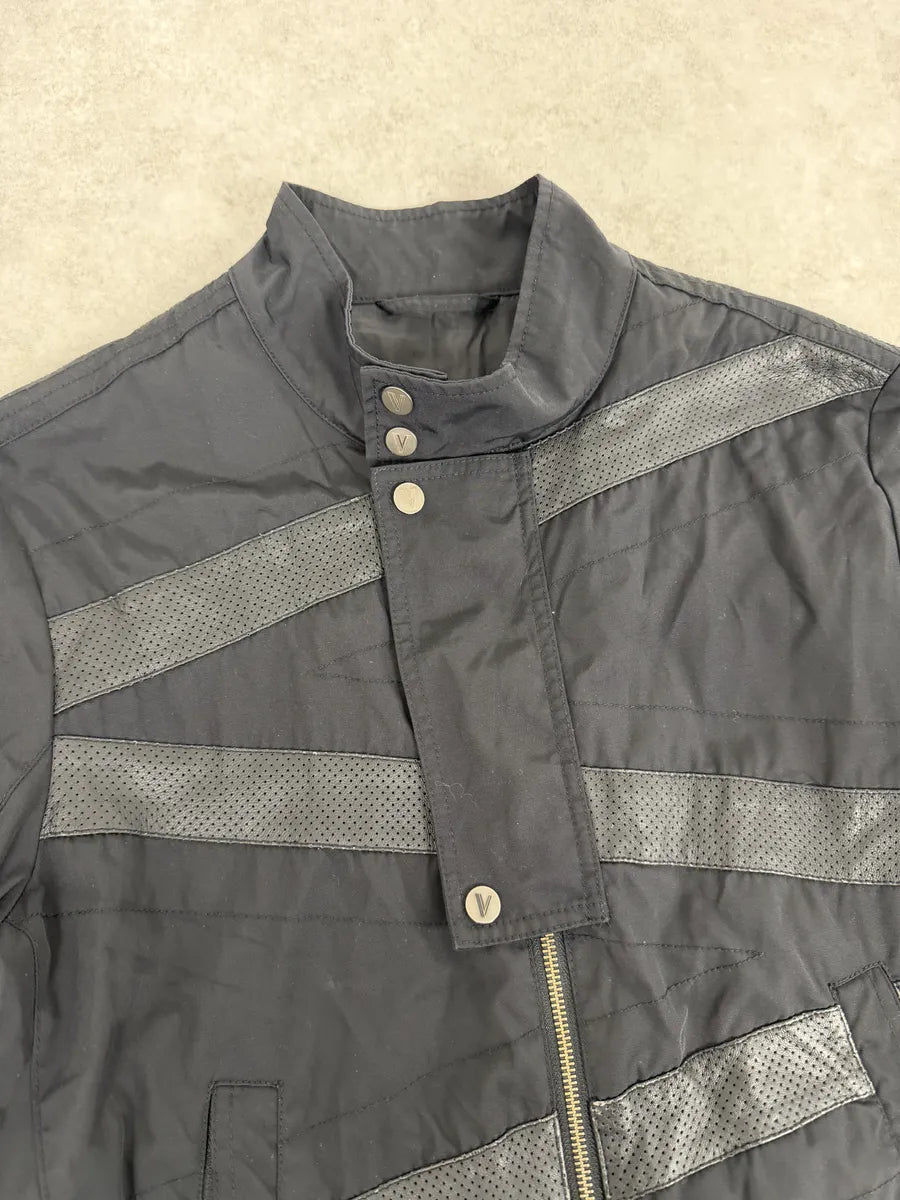 2000s Versace Bondage Black Hybrid Jacket MiMUeal 5