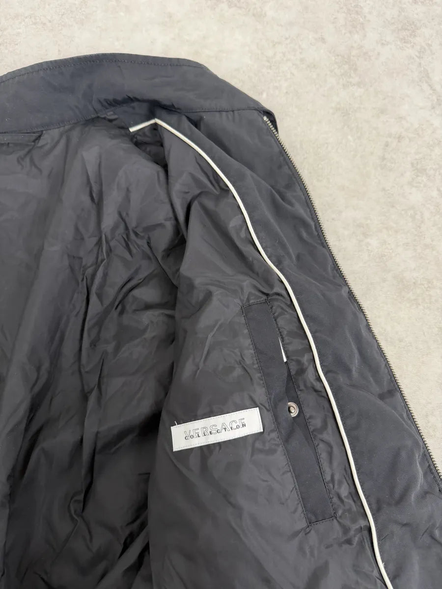 2000s Versace Bondage Black Hybrid Jacket MiMUeal 7