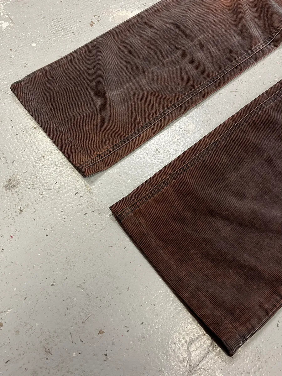 2000s Versace Brown Cozy Velvet Pants (XL/XXL) jAZCORF 2