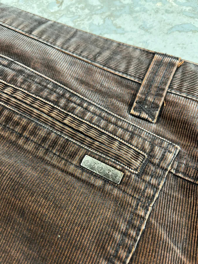 2000s Versace Brown Cozy Velvet Pants (XL/XXL) jAZCORF 6