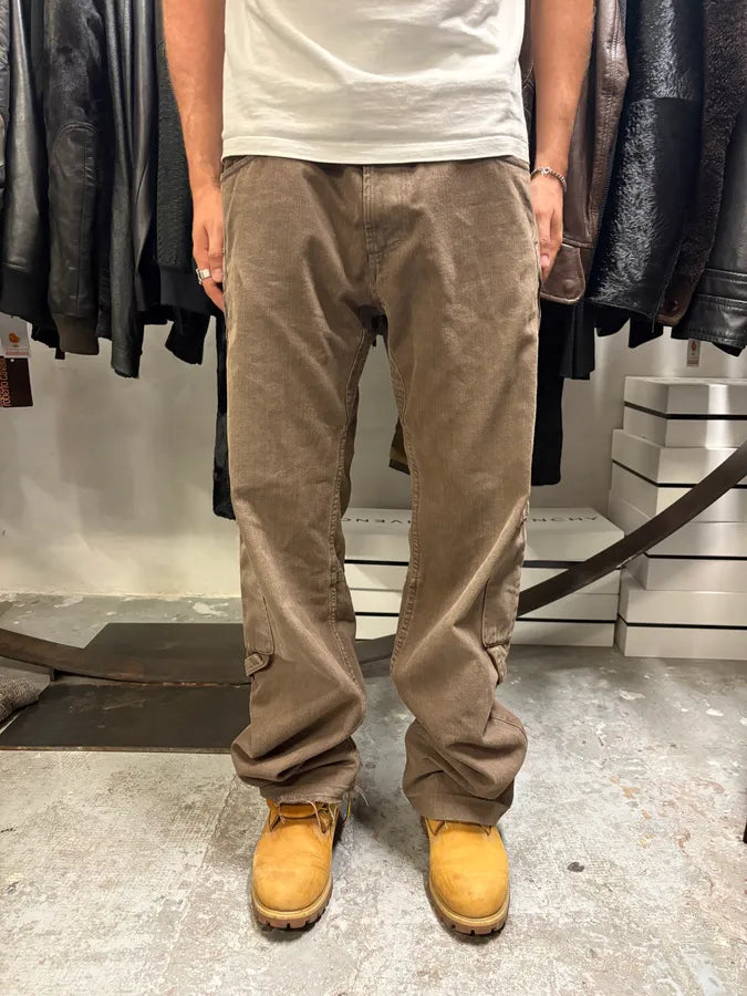 2000s Versace Brown Utility Cargo Large Pants (L/XL) iVBTVMm 1