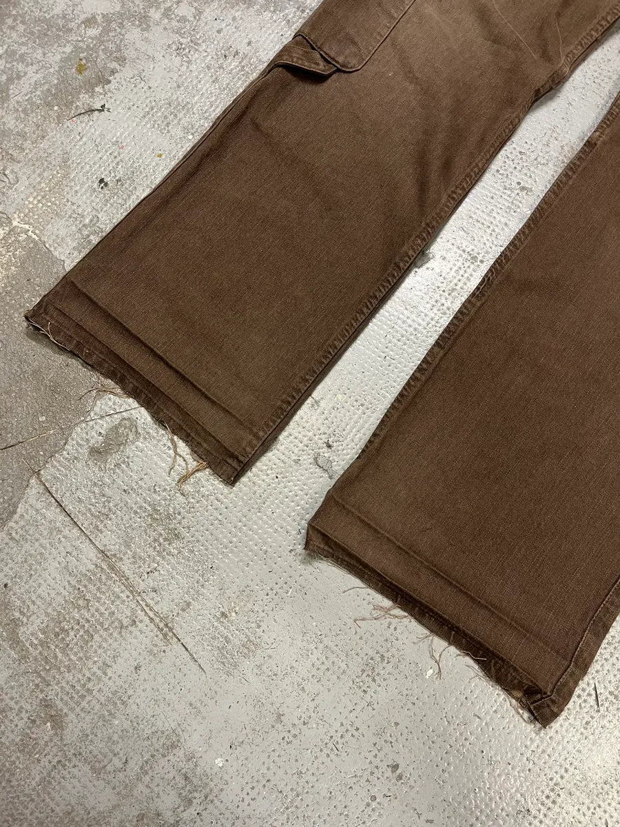 2000s Versace Brown Utility Cargo Large Pants (L/XL) iVBTVMm 5