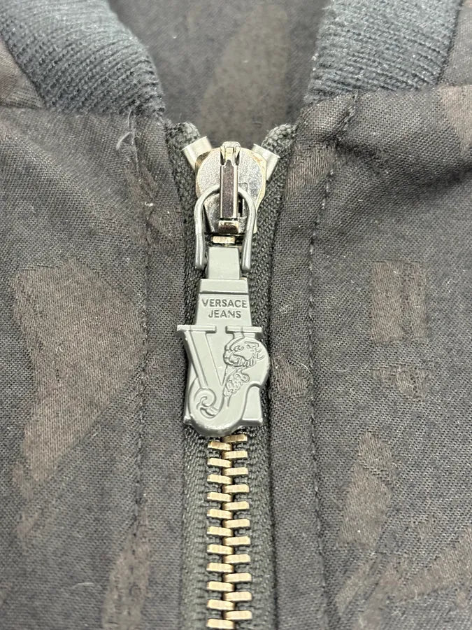 2000s Versace Camo Hunter Khaki Bomber Jacket xuZwsxN 8