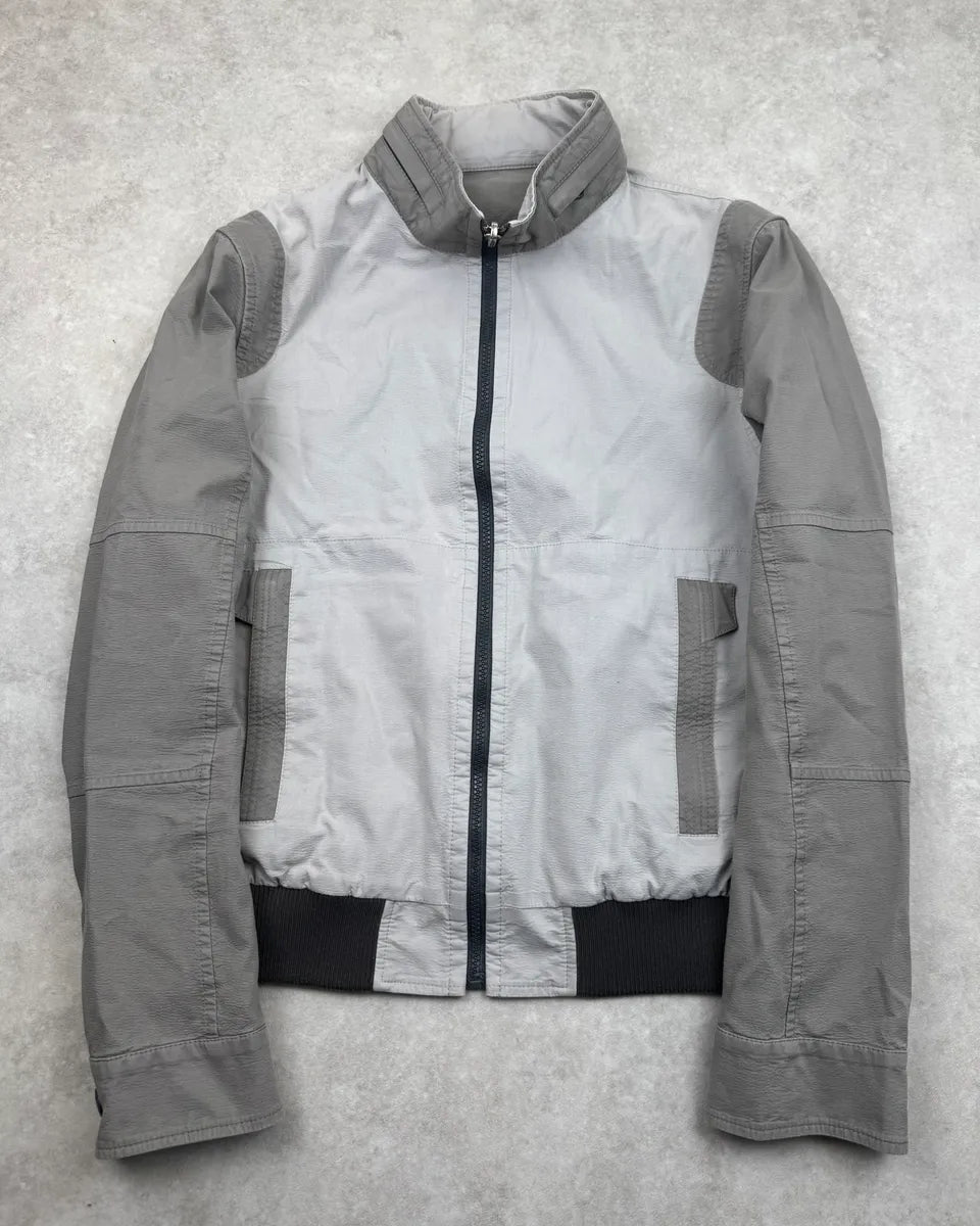 2000s Versace Double Grey Inverted Reversible Cargo Jacket YEQRJnn 6