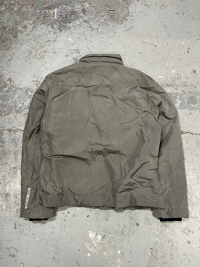 2000s Versace Grey Multi Zips Bomber Jacket CQHkUaT 6