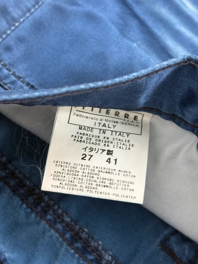 2000s Versace Royal Blue Faded Pants nReayIc 13